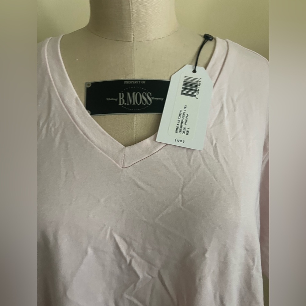 Universal Standard V Neck T-Rex T shirt - Picture 6 of 7